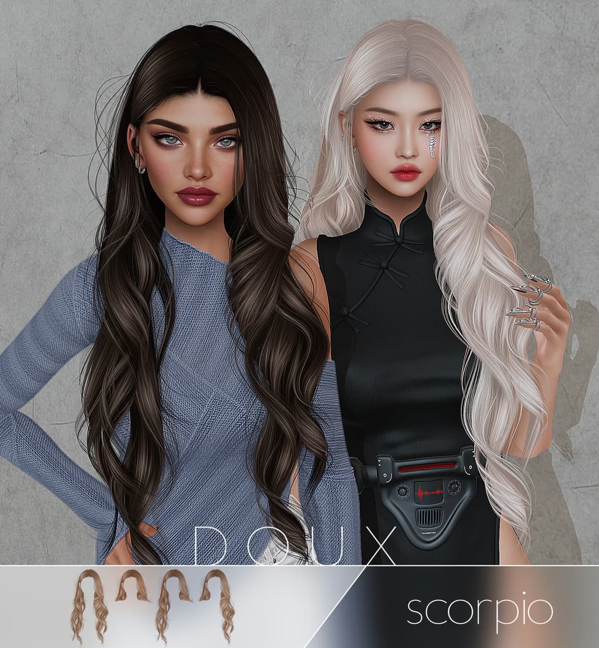 Прическа Scorpio hair
